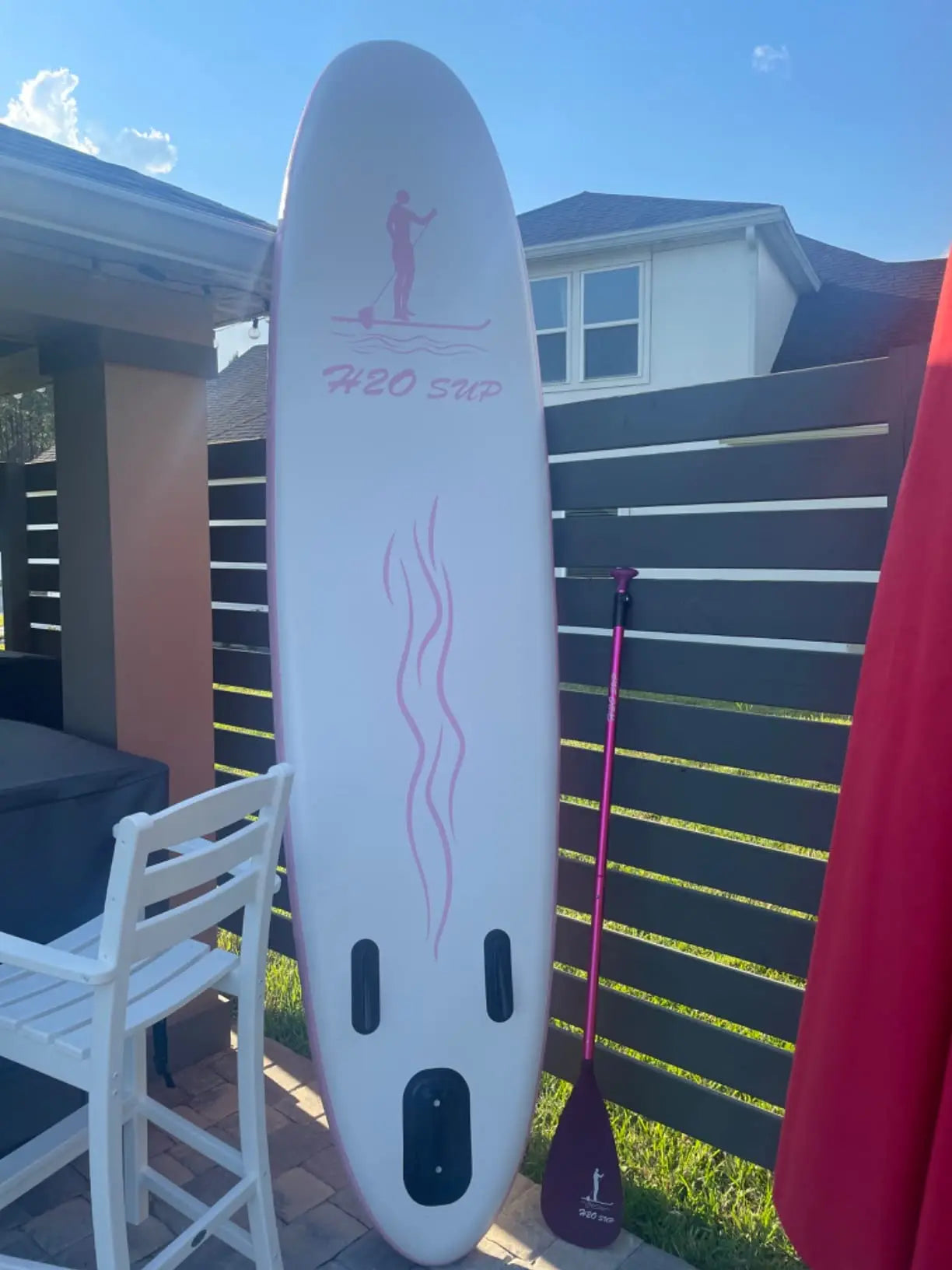 Orange Paddleboard Inflatable   Double Layer All Round Stand up Paddle Board Inflatable in pink SUP Surf  Paddle Board