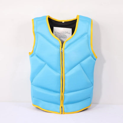 Life Jacket Adult Children Fashion Drifting Snorkeling Buoyancy Suit Swimming Portable Light and Thin Marine Working Life Jacket