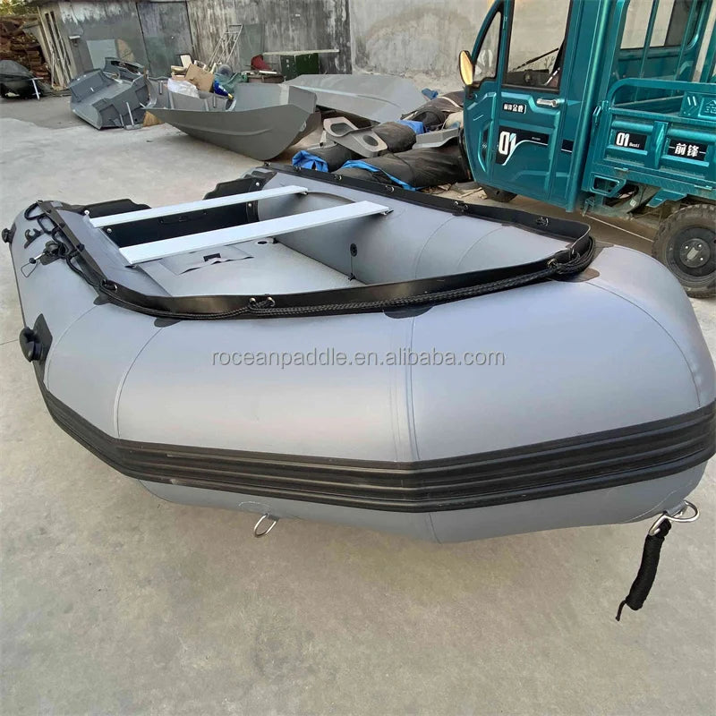 China Supplier Cheap Price Portable PVC Inflatable Boats and Dinghies for Fishing Drifting Stable 2-4 Persons Capacity
