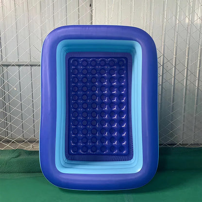 1M Baby Inflatable Pools Swimming Pool Water Pools Kids Bath Bathtub Outdoor Indoor Water Game Party for Children Boys Girls Dog