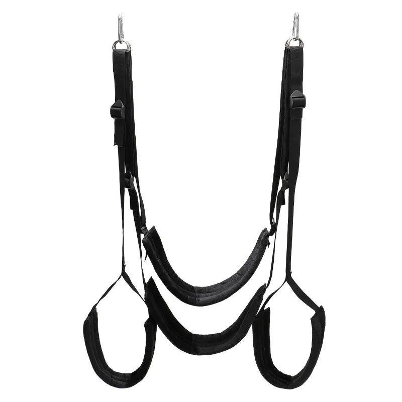 Sex Product Love Sex Swing 5-pad  Soft Material Hanging Door Swing Portable Thigh Restraint Sling Swing Sex Toys For Couple