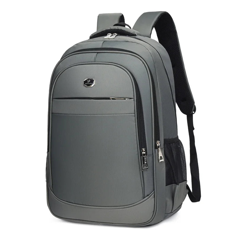 Large Capacity Men's Printed Logo Backpack Business Computer Travel Bag for College Students School for Business Trip Hiking