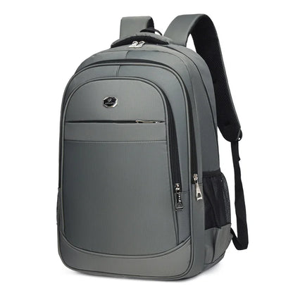 Large Capacity Men's Printed Logo Backpack Business Computer Travel Bag for College Students School for Business Trip Hiking