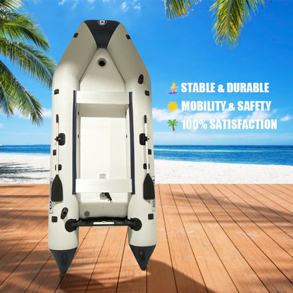 3.6 m MC360-3 6 Person Inflatable Luxury Yacht Rescue Assault Speed Fishing Boat 10.8 ft Air Deck Floor Thermal Welded Process