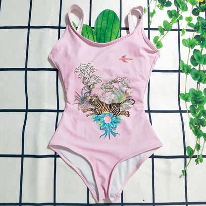 2024 SummerSummer Fashion Swimwear Women Luxury comfort Sexy Designer Swimsuit Luxury One-piece Famous Brand Swimsuit
