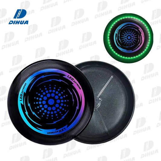 LED Light up Flying Disc for Outdoor Sports & Beach Fun W/ 42 LEDs for Night Time Play & Comfortable Grip for Outdoor Games