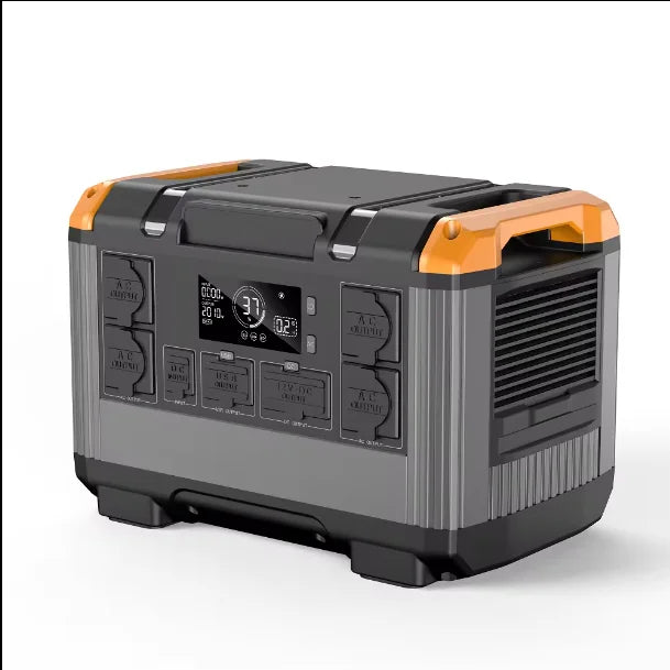 Outdoor Camping Solar Energy Charger 2400W Lifepo4 Battery Backup Portable Power Station Solar Generators