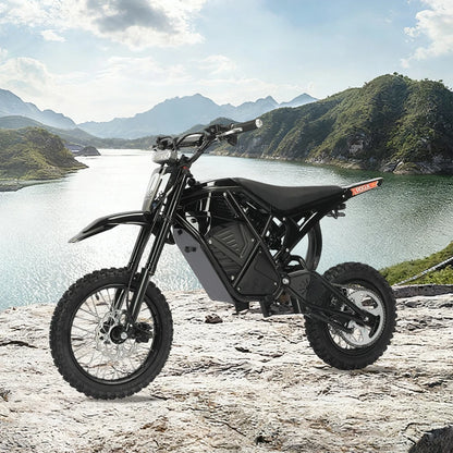 US 3-7 Delivery Electric Motorcycle Dirt Bike 48V Lithium Battery Full Suspension Electric Mountain Bike