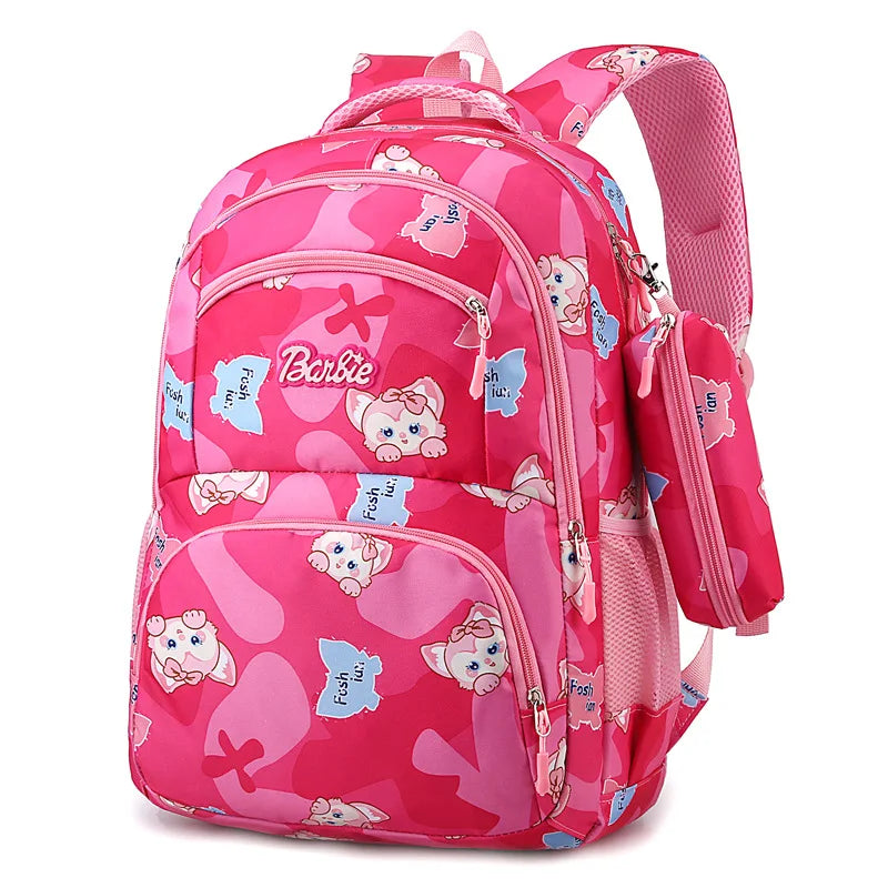 Two-Piece Fashionable Korean Backpack for Junior Senior High School Students Cross-Border Foreign Trade for Primary Campus Use