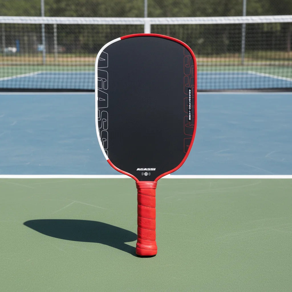Agassi GEN4 Core Hot Pressed Integrated Matte Finish Pickleball Paddle  Lightweight 14-16mm Thickness for Advance