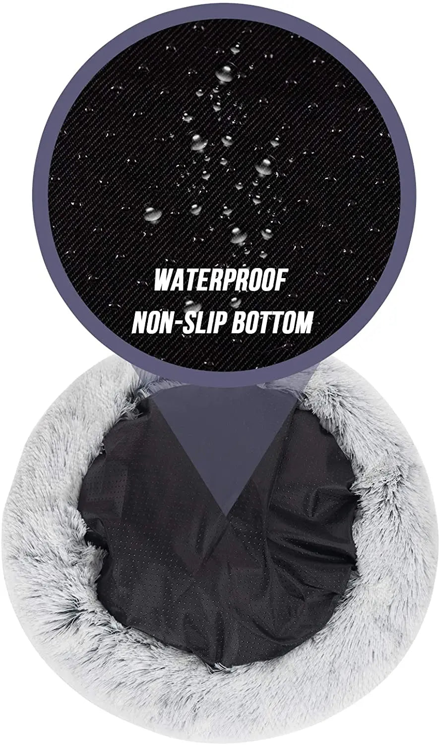 Long Plush Pet Bed Cat Bed Round Kitty Mat Sofa Soft Warm Pet Basket for Cats Nest Pet Cushion Cat Products