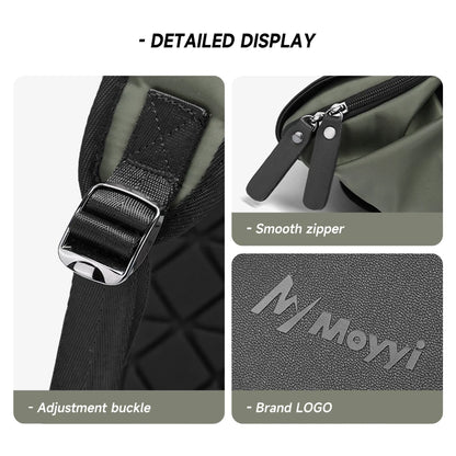 MOYYI Smart 15.6 Inch Laptop Backpacks Large Capacity Oxford Backpacks for Men Outdoor Travel Zipper Men's Backpack