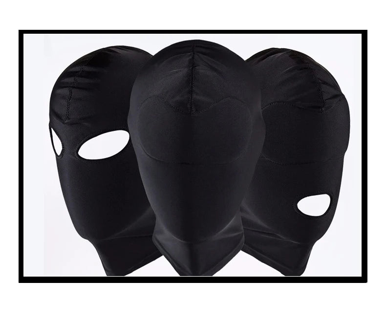 Adult Sex toys Soft Head Mask BDSM for Couples SM Bondage Sexy Headgear Erotic Toys Black Slave Restraint Hood