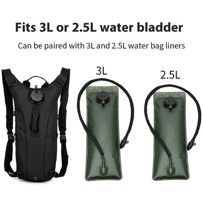 20-35L Oxford Waterproof Camouflage Backpack EVA Frame for Outdoor Travel Cycling Mountaineering Tactical Use Portable Drinking