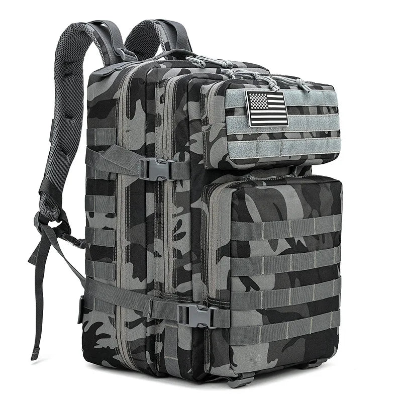 3P Backpack Men's Camping Camouflage Mountaineering Leisure Travel Sports Large Capacity Laptop Outdoor Tactical Backpack