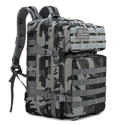 3P Backpack Men's Camping Camouflage Mountaineering Leisure Travel Sports Large Capacity Laptop Outdoor Tactical Backpack