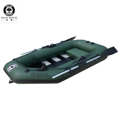 1.75 M 5.7 ft Single Person Fishing Boat PVC Inflatable Kayak Full Welded 0 Glue Process Against sunlight Uv and Salt Water