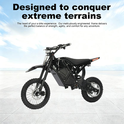 US 3-7 Delivery Electric Motorcycle Dirt Bike 48V Lithium Battery Full Suspension Electric Mountain Bike
