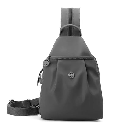 Mini Waterproof Anti-theft Women's Chest Bag 2025 New Simple Versatile Fashion Oxford Cloth Casual Small Mini Women's Backpack