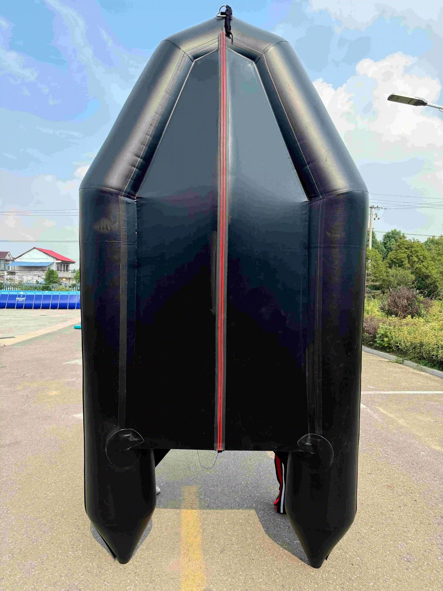 Thermal Welded SOLAR MARINE 9.8 ft 3 Meters Inflatable Speed Boat Outdoor Fishing Rescue Rowing Dinghies With Free Accessories