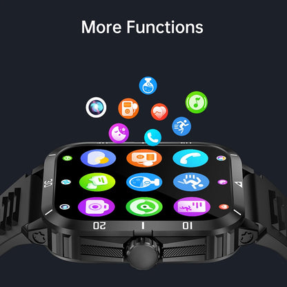 SENBONO KT71 Outdoor Smart Watch Men 1.96''HD Screen Answer Call Sport Heart Rate Big Battery 3ATM Waterproof Watches Smartwatch