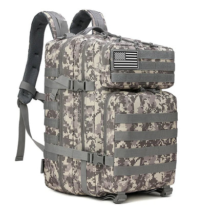 3P Backpack Men's Camping Camouflage Mountaineering Leisure Travel Sports Large Capacity Laptop Outdoor Tactical Backpack