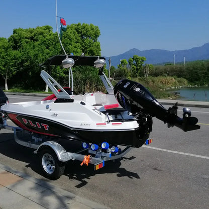 High Quality 16 FT 4.8 M Fiberglass Small Outboard Jet Ski Boat