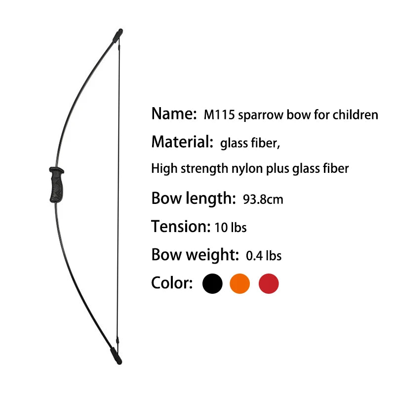 PIAOYU Three-color Children's Shooting Bow and Arrow Training Shooting and Hunting Outdoor Games Children's Bows and Arrows