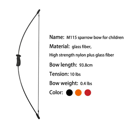PIAOYU Three-color Children's Shooting Bow and Arrow Training Shooting and Hunting Outdoor Games Children's Bows and Arrows