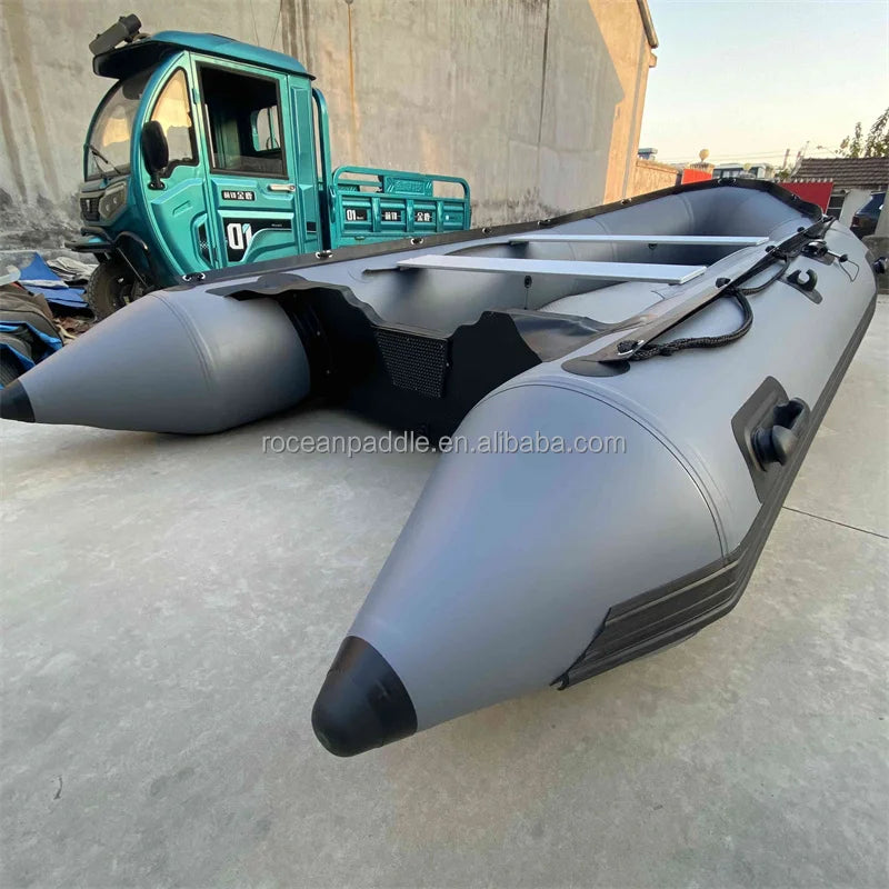 China Supplier Cheap Price Portable PVC Inflatable Boats and Dinghies for Fishing Drifting Stable 2-4 Persons Capacity