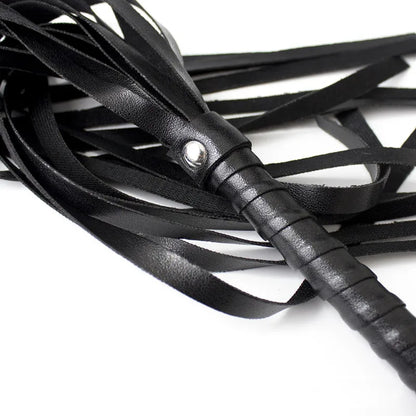 Exotic Flirting Toys of Scattered Tassel Small Leather Whips for Fetish Spanking BDSM Bondage Flogger Riding Crop Adult Games
