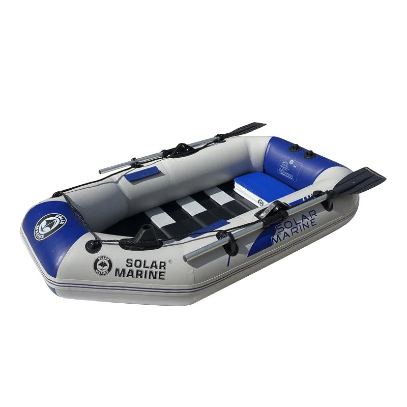 100% Full Heat Welded 5.7 ft 175 cm Single Person Fishing Boat PVC Inflatable Kayak 0 Glue Against Saltwater and Sunlight UV
