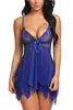 Sexy Erotic Lingerie Front Closure Babydoll Nightdress Thong Set Attractive Sleepwear Night Dress Robe Sexy Lingerie for Women