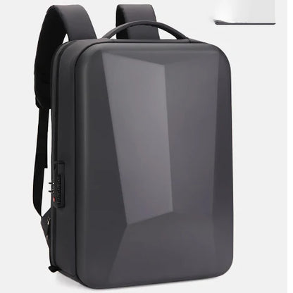Hard Shell Custom Logo Laptop Backpack Large Capacity Durable Men's Business Anti-Theft Bag Backpack USB Waterproof Oxford Bag