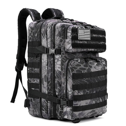3P Backpack Men's Camping Camouflage Mountaineering Leisure Travel Sports Large Capacity Laptop Outdoor Tactical Backpack