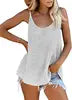 Color Block V Neck Womens Shirts and Tank Tops Knitted Vest Tops Sleeveless Women Blouse Custom Logo 2022 Spring Sexy Lady Top