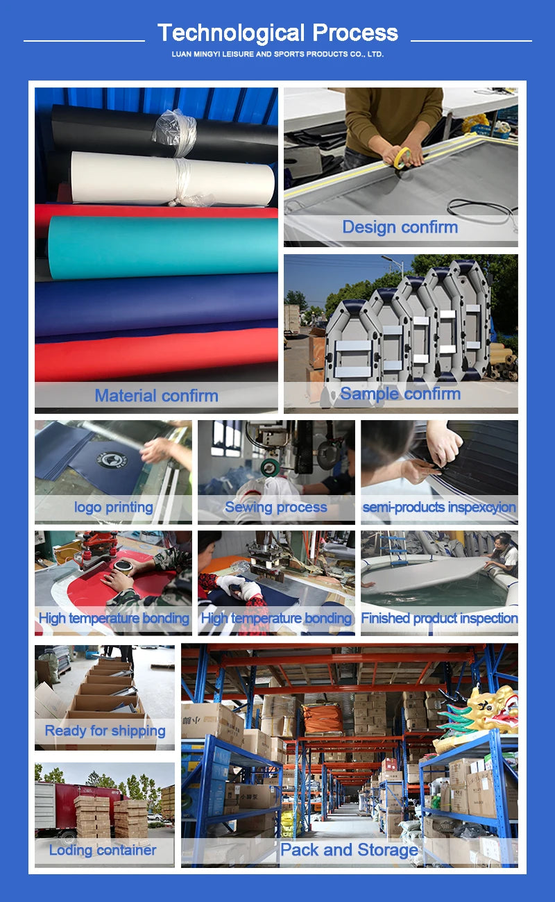 Solar Marine 2 Person PVC Fishing Boat 2M Inflatable Kayak Wear-resistant Canoe Waterplay Craft with Free Accessories