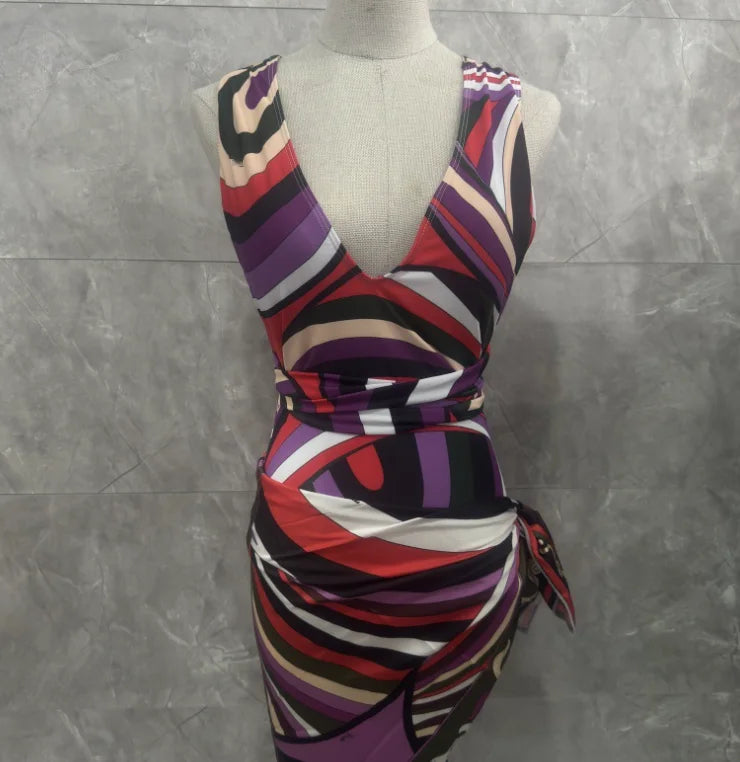 Hot Sales STOCK Wholesales 2Pieces  Beachwear With Beachscarfs Sexi Lady Designer Fashion Swimsuit