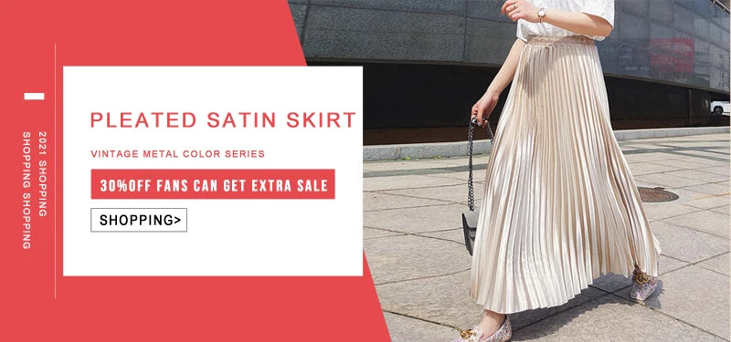 Womens Chic Pleated Swing Long Skirt with Liner Korean Fashion Kawaii Elastic High Waist OL Chiffon Shirring Mermaid Skirts K77