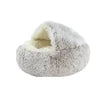 Long Plush Pet Bed Cat Bed Round Kitty Mat Sofa Soft Warm Pet Basket for Cats Nest Pet Cushion Cat Products