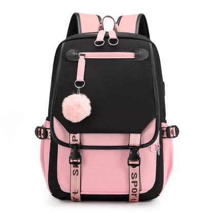 Latest Design Korean Utility Large Capacity Oxford Outdoor Casual Unisex Waterproof School Backpack