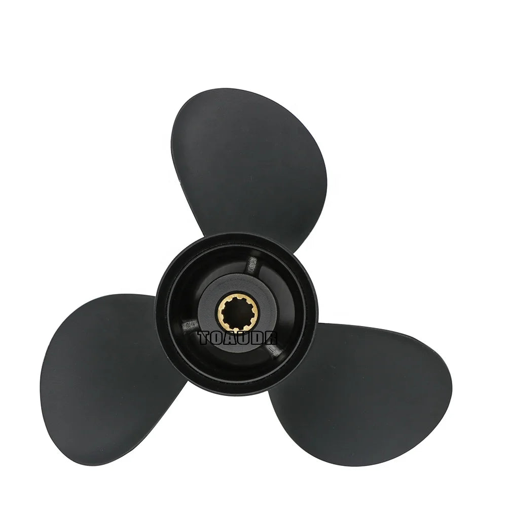 Propeller 9.9x12 for Tohatsu Outboard Engines 25HP 30HP MFS25B MFS30B Aluminum 10 Tooth 3R0B64525-0