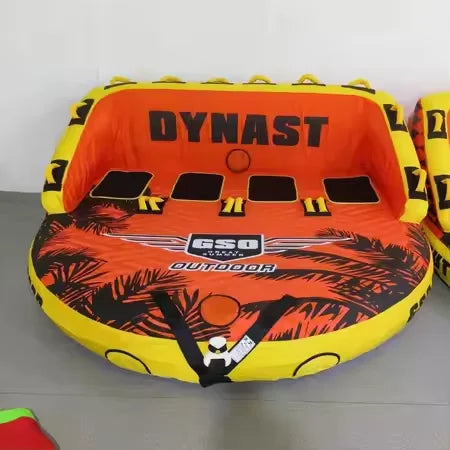 Factory Price 4 Person Towable Power Inflatable Water Ski Tube Sports Rope Water Sport Board for Outdoor Water Games for Sale