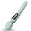 Powerful LCD Heating USB Charging AV Wand Vibration Adult Products Actress Popular Telescopic Wands Vibrator in Japan