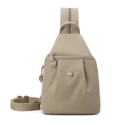 Mini Waterproof Anti-theft Women's Chest Bag 2025 New Simple Versatile Fashion Oxford Cloth Casual Small Mini Women's Backpack