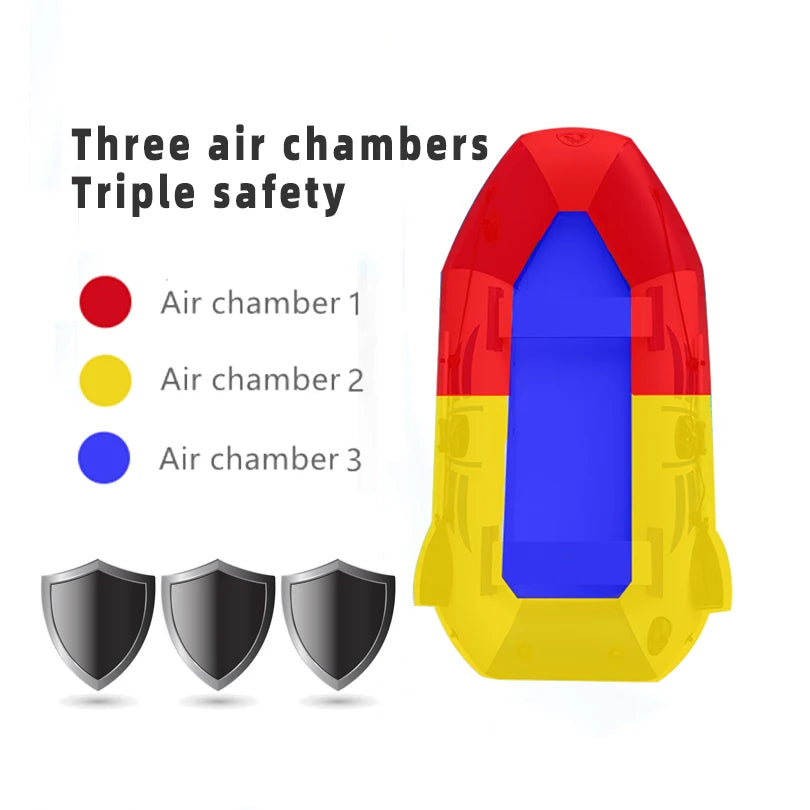 Customized Color Drop Stitch+PVC/wooden Rubber Boat Small Fishing Boat Inflatable Pvc Boat