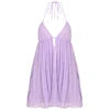 Women Sexy Spaghetti Strap Deep V Neck Flowy Mini Dress Summer Holiday Vacation Dress