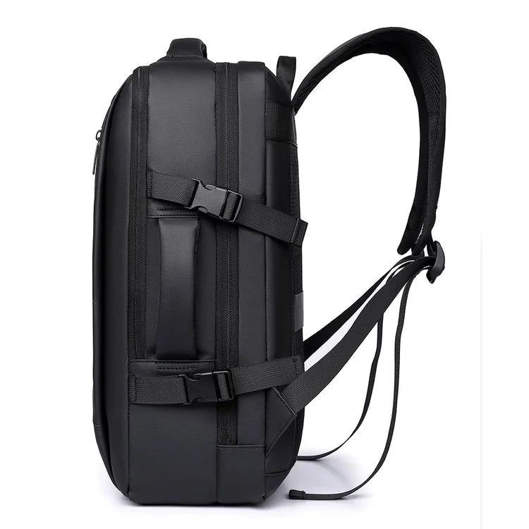 16 Inch Business Extensible Laptop Bag Durable Waterproof Oxford Laptop Backpack with USB Portable School Travel Backpack