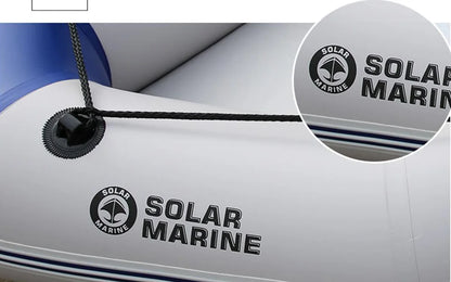Solar Marine 2 Person PVC Fishing Boat 2M Inflatable Kayak Wear-resistant Canoe Waterplay Craft with Free Accessories
