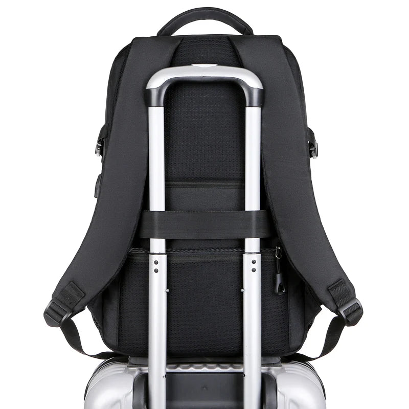 Remoid Factory 15.6 Inch Custom Logo Waterproof Oxford Pu Material Business Men Day Pack Bag Travel Laptop Backpack